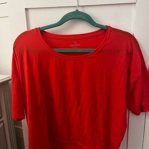 Athleta Coral/Orange Tee